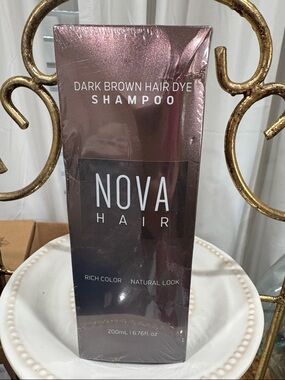 Nova Dark Brown Hair Dye Shampoo